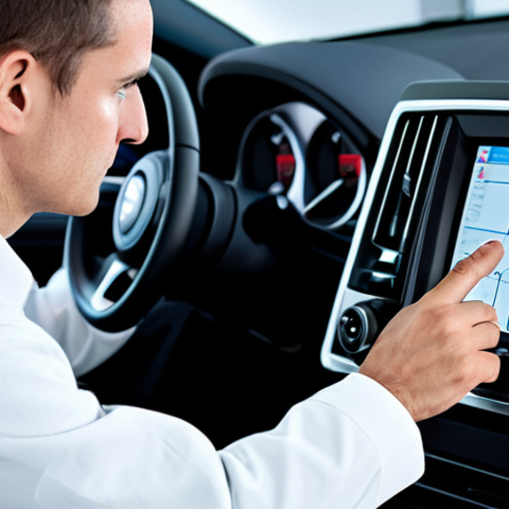 Quantum Sensor Testing in Automotive Lab**

"A fully clothed engineer in a clean, modern automotive laboratory, examining a quantum sensor prototype connected to a vehicle's navigation system. The setting includes various testing equipment and monitors displaying complex data visualizations. The engineer is wearing appropriate attire for a lab environment. safe for work, appropriate content, professional, perfect anatomy, correct proportions, natural pose, well-formed hands, proper finger count, natural body proportions, high quality, professional photography."

**