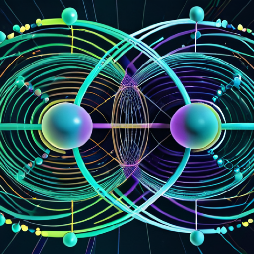 Quantum Superposition**
"A stylized representation of an electron in a state of superposition, depicted as multiple overlapping, translucent orbs, against a backdrop of a complex, abstract algorithm. Colors should be muted blues, greens, and purples. Safe for work, appropriate content, fully clothed, professional, perfect anatomy, natural proportions, high quality rendering, digital art."
**